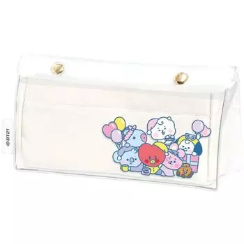 BT21 Прозрачный Высокий Чехол для Ручки Вечеринка
