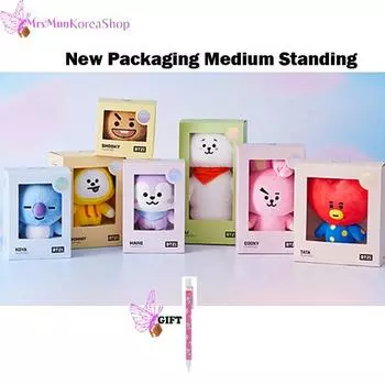 BT21 Средняя стоячая кукла (Новая упаковка)