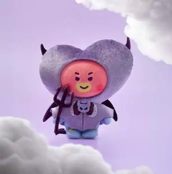 BT21 TATA Ангел и Злодей – Плюшевая кукла Злодей TATA