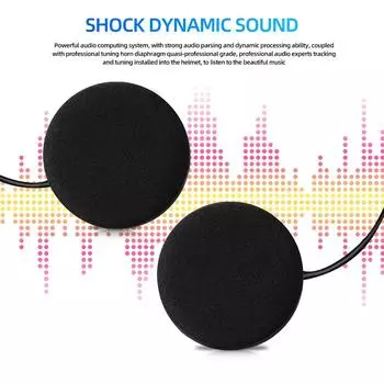 BT30 Bluetooth-гарнитура для мотоциклетного шлема BT5.3 Беспроводные наушники для верховой езды с защитой от помех Мотоциклетные наушники с громкой связью для катания на лыжах