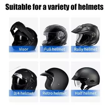 BT 5,0 Беспроводная связь Домофон M7 FM Музыкальный плеер Динамик Мотоциклетный шлем Гарнитура Стерео защита от помех Аксессуары для мотоциклов