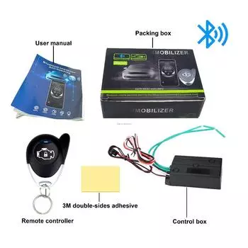 BT Иммобилайзер 2.4G Противоугонная система иммобилайзера автомобиля Inmovilizador Дистанционное управление Автомобильная сигнализация Система безопасности запирания NT-IM003