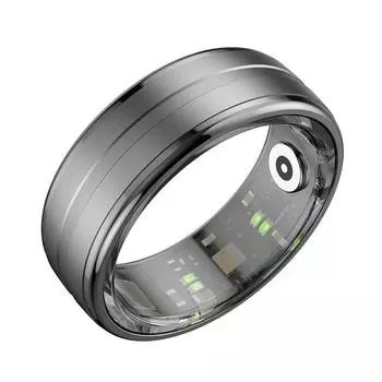 BT Smart Ring Водонепроницаемое кольцо для здоровья Мониторинг сердечного ритма и кислорода в крови(Черный 8)