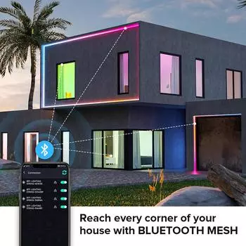 BTF 24V светодиодные ленты комплекты Bluetooth Mesh Music Dreamcolor Lights WS2811 WS2812B RGBIC адресная лента спальня вечеринка кухня