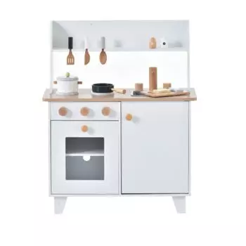 BTM Play House Kitchen Деревянный игровой домик с кухонными принадлежностями Кухня Мини-кухня Обучающая игрушка Имитация приправ Ингредиенты Игрушки для