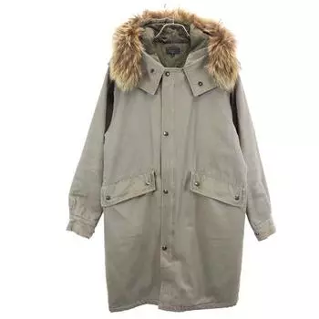 БТР. Сделано во Франции Пальто-мод М Хаки Стеганая спина Мужское Б/у