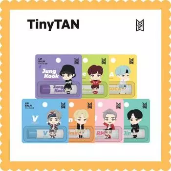 BTS - бальзам для губ TinyTAN, подлинные официальные товары, KPOP, KBeauty, бесплатные образцы J-HOPE (Unflavored)