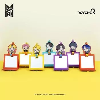 БТС (Бантан Бойз) Мини-зеркало с маслом TinyTAN, официальное, оригинальное, подлинное, K-POP, айдол