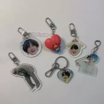 BTS Брелок для ключей Vi Tae-hyung Yungi Sugar Jungkook Bt21 Tata