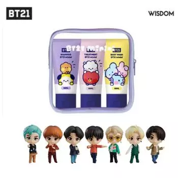 БТС) BT21 Мини-набор туалетных принадлежностей для путешествий 1ea