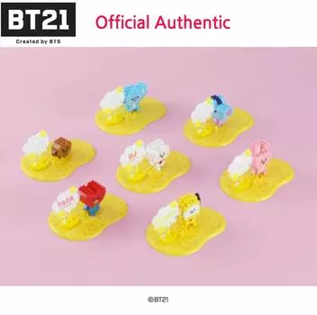 BTS BT21 Официальная фигурка BABY NANO BLOCK Аутентичная TATA