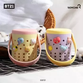 BTS BT21 Официальный мини-осушитель с силикагелем, подлинный VIOLET