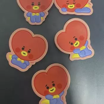 Bts Bt21 Tata Tata Kim Tae-hyung кожаная наклейка на продажу