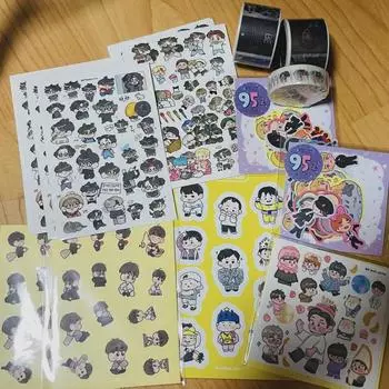 Bts Bts Unofficial Goods Sticker Masking Tape Batch