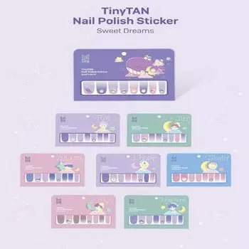 BTS Goods TinyTAN Наклейки для ногтей Group