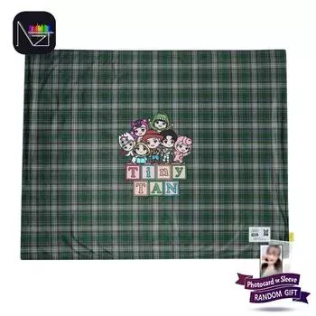 БТС - История игрушек : Одеяло с графическим рисунком TinyTAN (8 ЦВЕТ)