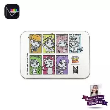 БТС - История игрушек : Жестяной футляр TinyTAN, серебро TINITAN