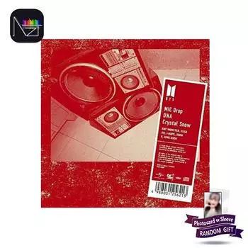 BTS - MIC Drop DNA Crystal Snow [Стандартное издание] [CD] 1PCS