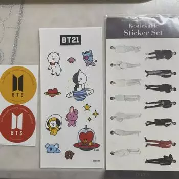 BTS Набор стикеров BTS и BT21