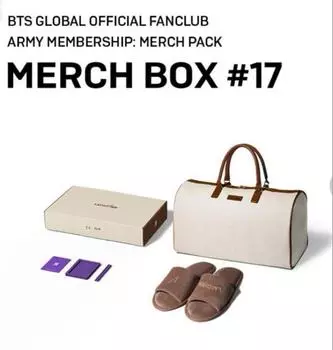 BTS Official MERCH BOX #17 V Layover BOX Полный комплект ARMY MEMBERSHIP Limited