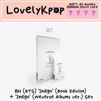 БТС РМ (БТС) Индиго (Книжное издание) + «Индиго» (Альбомы Weverse вер.) набор