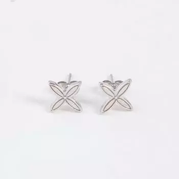 BTS Style THE WINGS Floral Motif Earrings Both Ear Accessories Wings