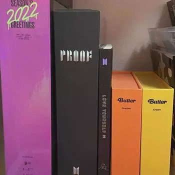 BTS Товары оптом продаются Сезонные поздравления Альбом-доказательство Альбом с маслом Rubussell Фотокарточка