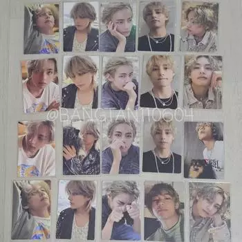 Bts Vt Layover Album Photo Cards, Batch Of 20