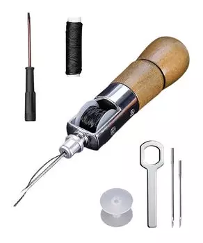 BTtime Кожаная швейная машина для ручного шитья Speedy Stitcher Игла для ручного шитья Нитевдеватель Набор игл для шитья по коже Шитье по коже