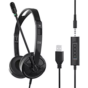 BTtime PC Проводной Шумоподавление USB Пульт Дистанционного Управления Шум Громкость Онлайн Удаленный Веб Черный Дом Работа Гарнитура, Гарнитура, Микрофон, Разъем, В комплекте,