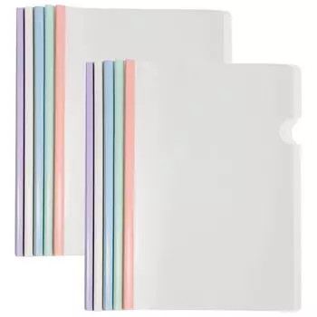 BTtime Прозрачный держатель для файлов А4, папка-регистратор с направляющей, прозрачная папка-регистратор, прозрачная деловая папка большой емкости, разноцветная, прозрачная, офисная