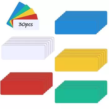 BTtime Whiteboard Magnetic 5 наклеек для письма на сильных магнитах для досок для холодильника Этикетки, Цвета, Магниты, Листы, Многоразовые,