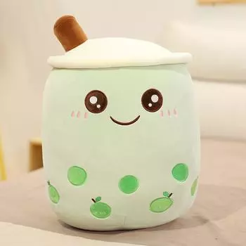 Bubble 24355070cm Tea Boba Cup Soft Stuffed Plush Pillow Cushion Cute Kawaii Apple,24cm/9.4in