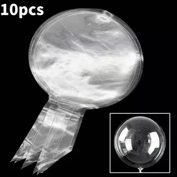 Bubble Bobo Transparent Balloon Clear Inflatable Ball Wedding Birthday Decorate After Inflation 18cm