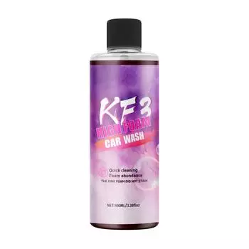 Bubble Car Wash Liquid Car Motorcycle Prewash Wash High Concentrated High Penal Strength Decontamination Detergent 100ml One Size розовый