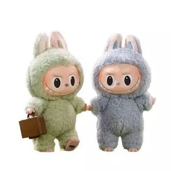 Bubble labubu tide play blind box labubu плюшевые игрушки виниловое лицо макароны родина высокое качество