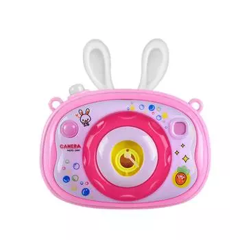 Bubble Machine Легкая электрическая многофункциональная детская игрушка-машина для изготовления пузырей (жидкость 5мл) A