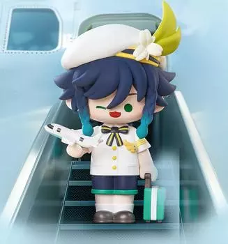 Bubble Mart Genshin Impact Comic Theme Q Edition Series Фигурки Игрушечные украшения One Size