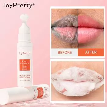 Bubble Remove Бальзам для темных губ Блеск Масло Увлажняющее Отшелушивающее Осветляющее Темный пигмент Отбеливание Удаление омертвевшей кожи Маска для ухода за губами оранжевый