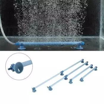 Bubble Wall Tube Air Stone Oxygen Aeration Pump Curtain Aquarium Fish Tank 10 inch