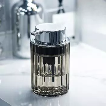 Bubbler Мусс Пена Бутылка Шампунь Дезинфицирующее средство для рук Гель для душа Очищающее средство Пенообразователь Пресс-дозатор Бутылка PET серебряный