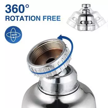 Bubbler Универсальный поворотный кухонный кран Адаптер Душевая лейка Ванная комната Водосберегающий кран Аэратор Диффузор Насадка Фильтр для брызг