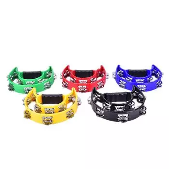 Бубенный барабан Прочные ударные инструменты Музыкальный инструмент Компактный двойной синий