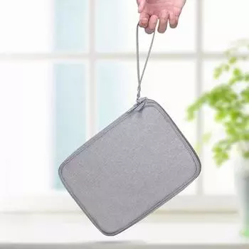 BUBM DIS Водонепроницаемая сумка для хранения Прочный органайзер для электронных аксессуаров 2 чёрный