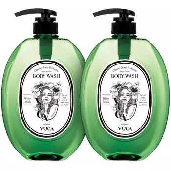 Buca Classic Deep Perfume Body Wash White Musk Fragrance, 1.05L, 2 units