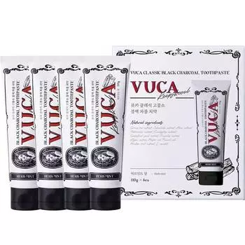 Buca Classic с высоким содержанием фтора, черный уголь, зубная паста для ухода за неприятным запахом изо рта, трава, вкус мяты, 440 г, 1 шт., корейская зубная паста