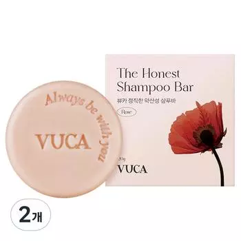 Buca Honest Mildly Acidic Shampoo Bar Rose Scent, 120g, 2 units