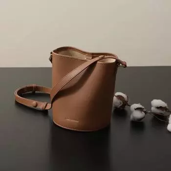 Bucket Bag New Crossbody Women s Bag Versatile Leather High-end Mini One-shoulder Armpit Bag