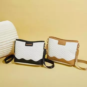 Bucket Bag Small Bag Large-capacity Women s Crossbody Single-shoulder Bag чёрный