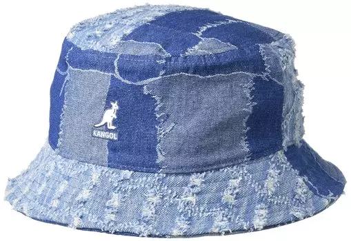 Bucket Hat Denim Mashup Bucket MEDIUM BLUE 23 [Kangol] (71)